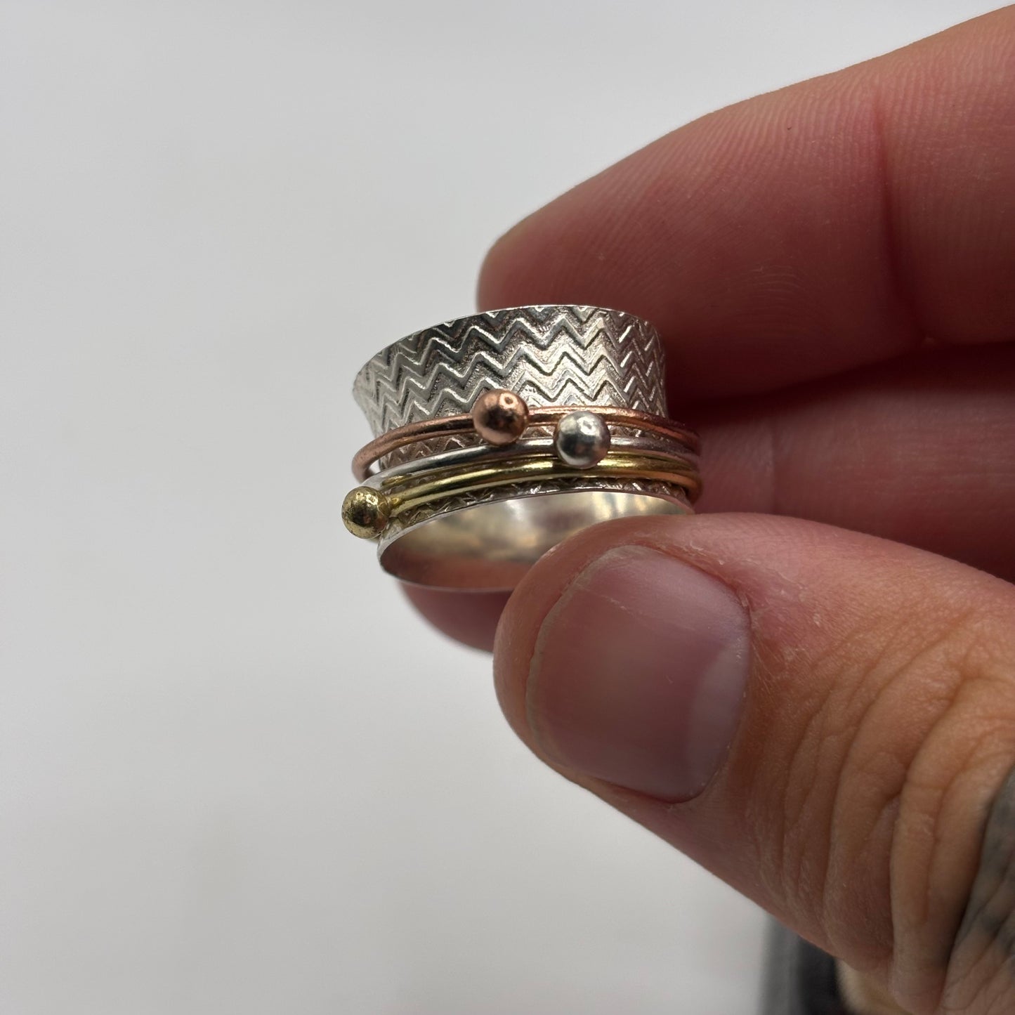 Silver Spinner Ring (M)