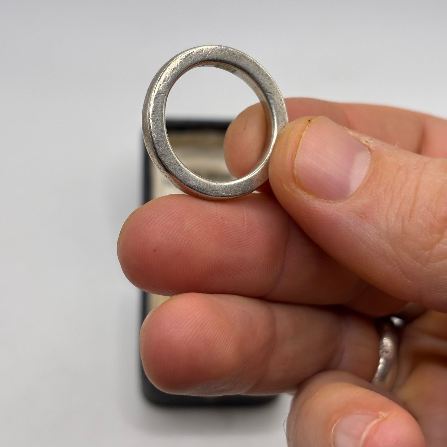 Silver Plain Band Ring