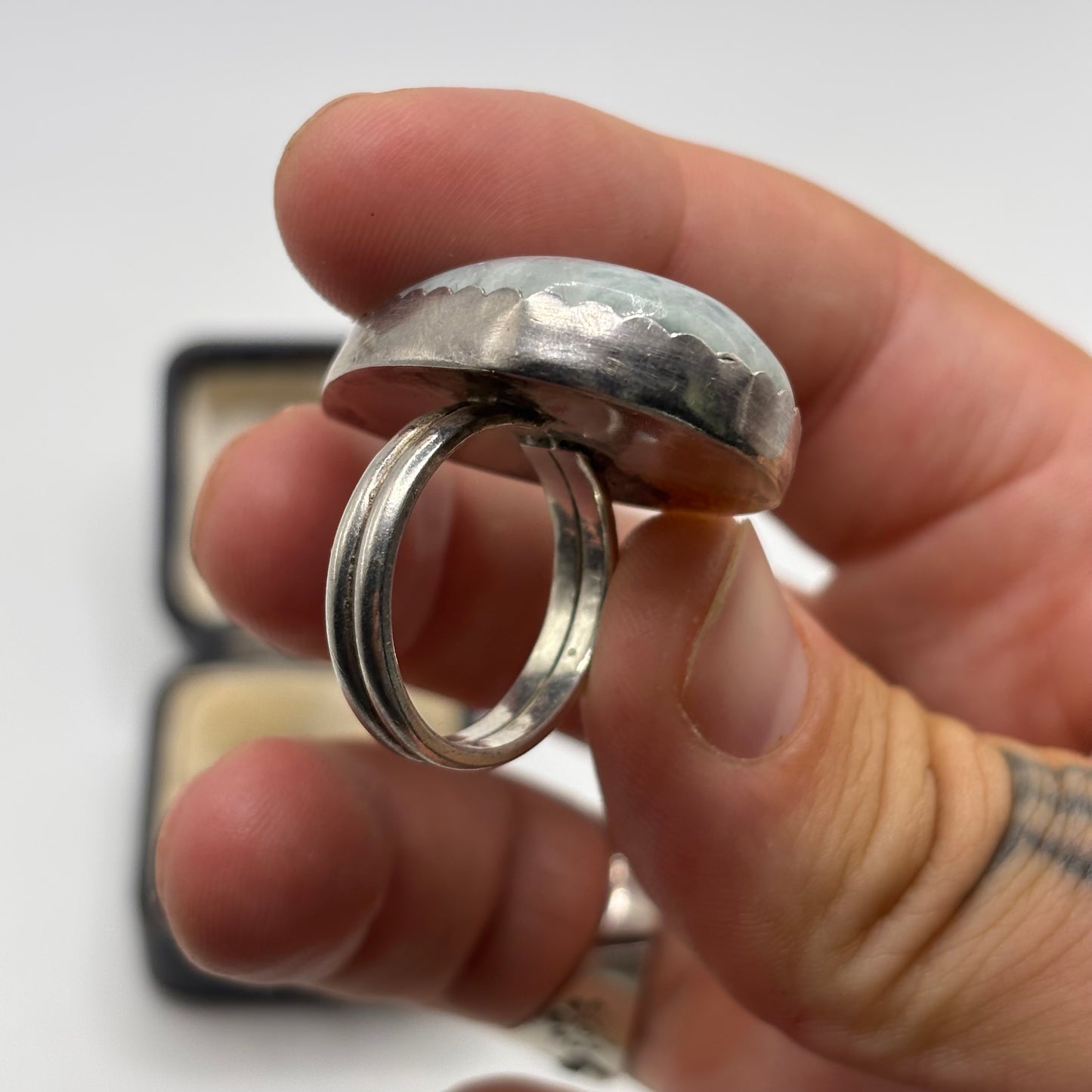 Silver Incredible Moonstone Ring (T)