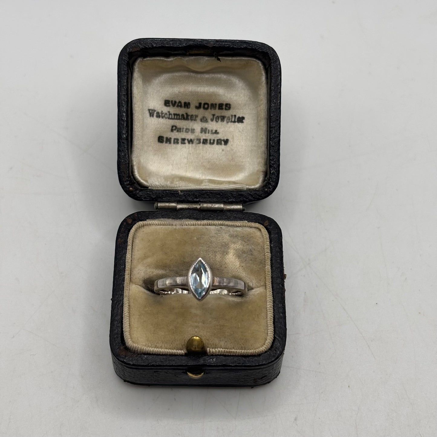 Silver Blue Topaz Ring (P)