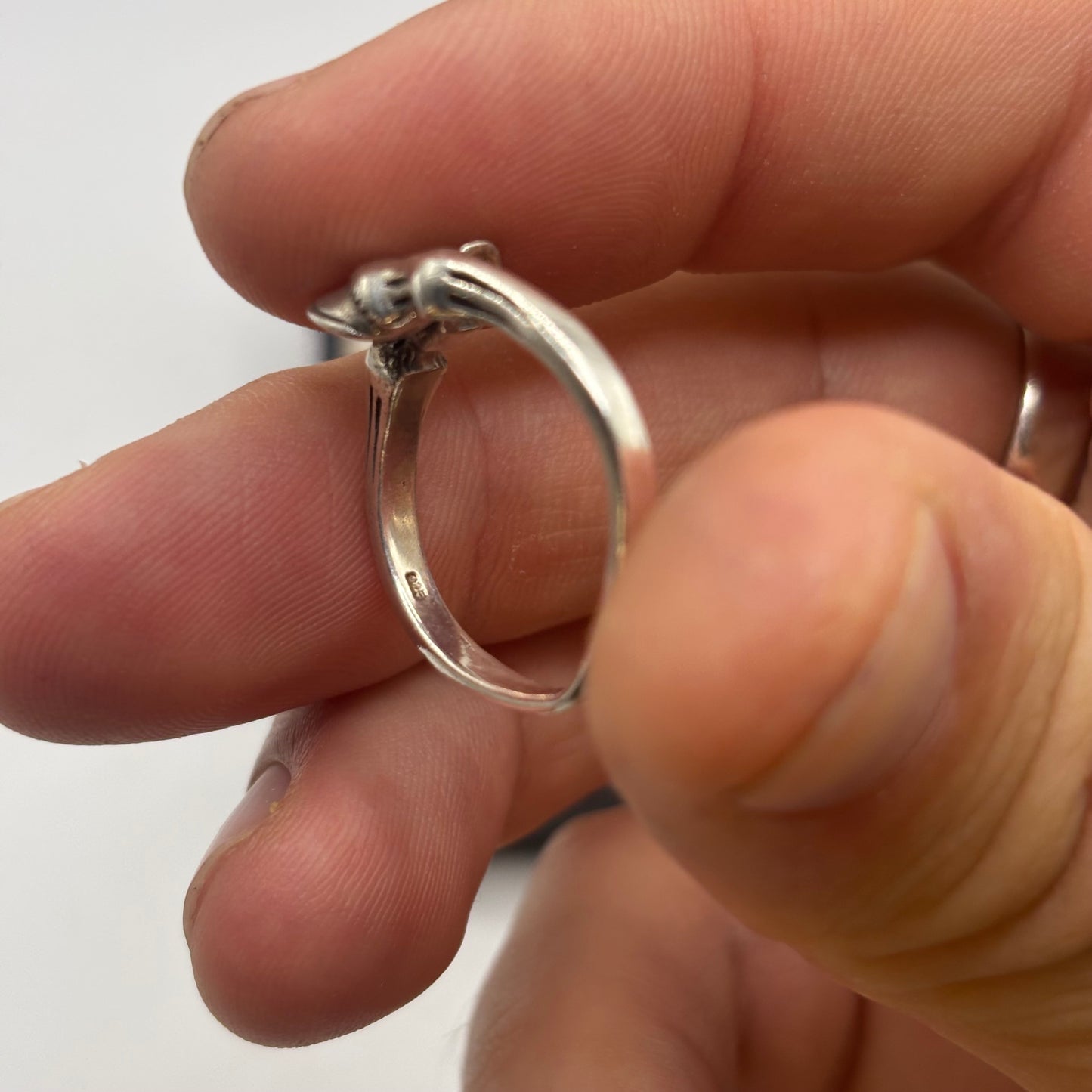 Silver Horse Foot Ring