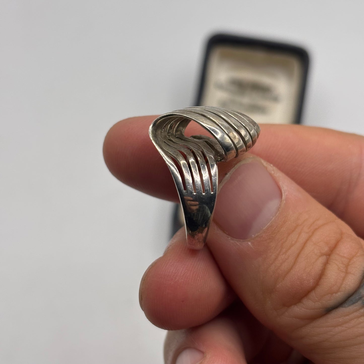 Silver Abstract Ring