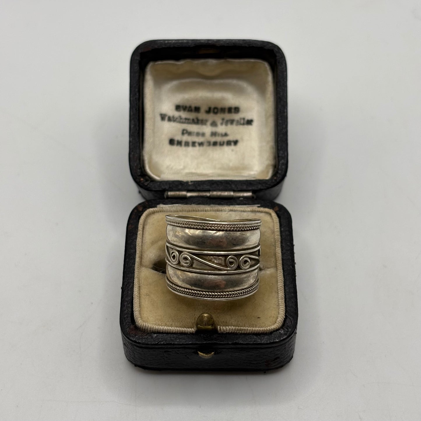 Silver Indian Band Ring