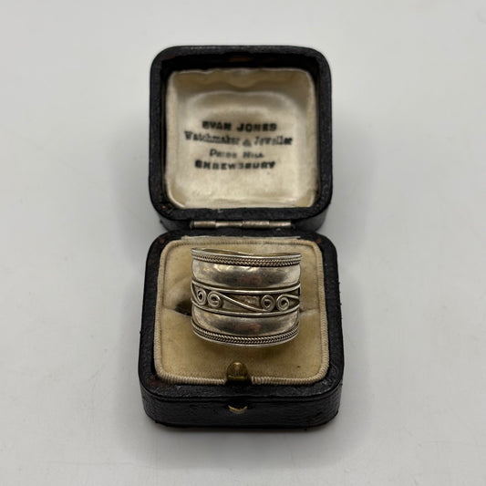 Silver Indian Band Ring