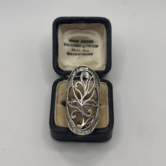 Silver Abstract Ring