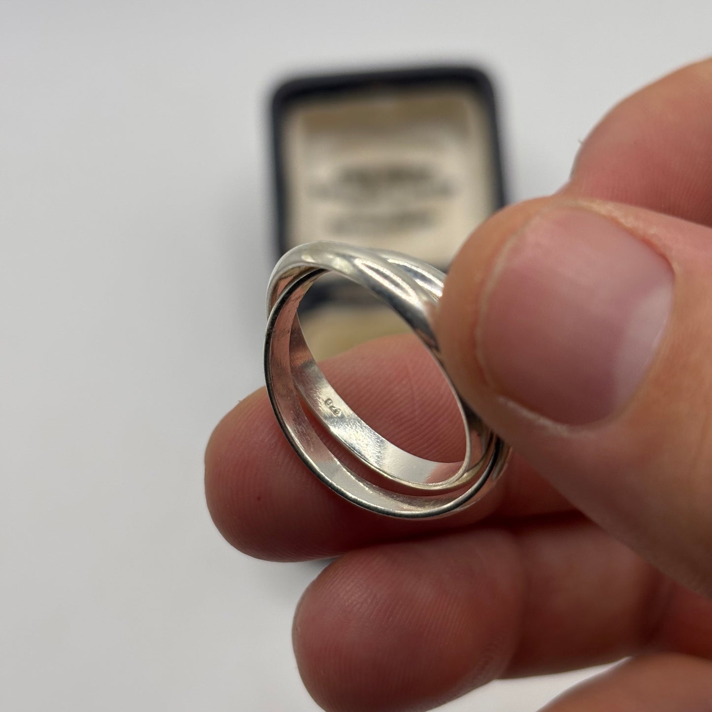 Silver Russian Band Ring