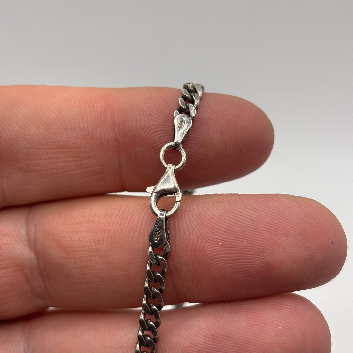 Silver 18” Curb Chain