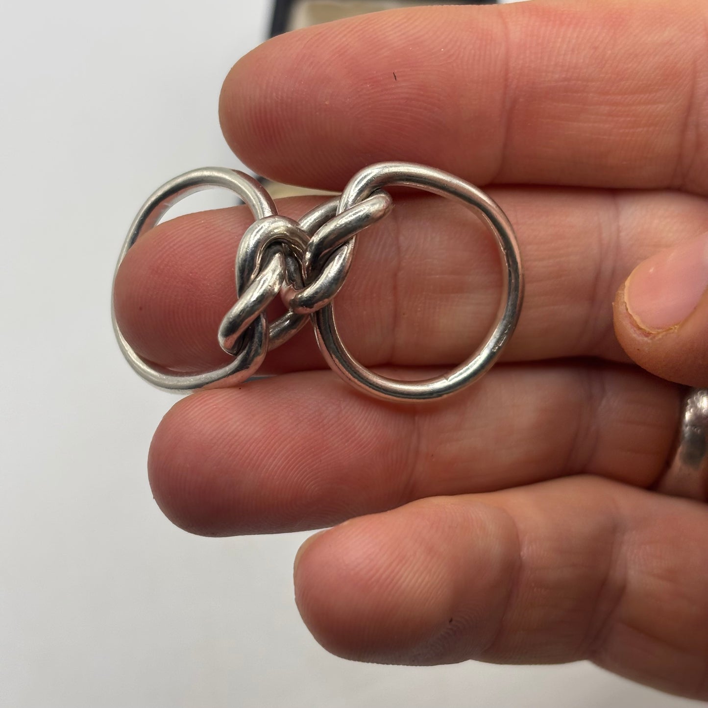 Silver Lovers Knot Ring