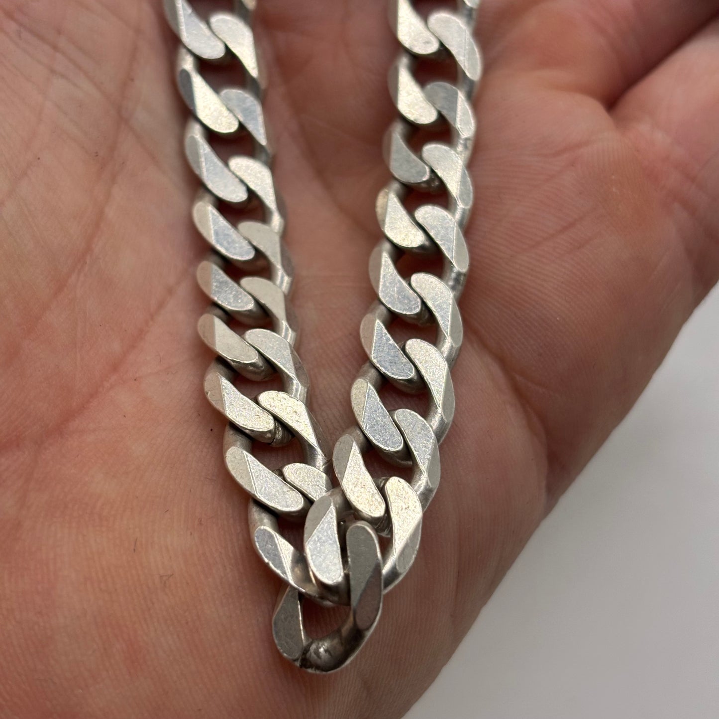 Silver 20” Heavy Curb Chain