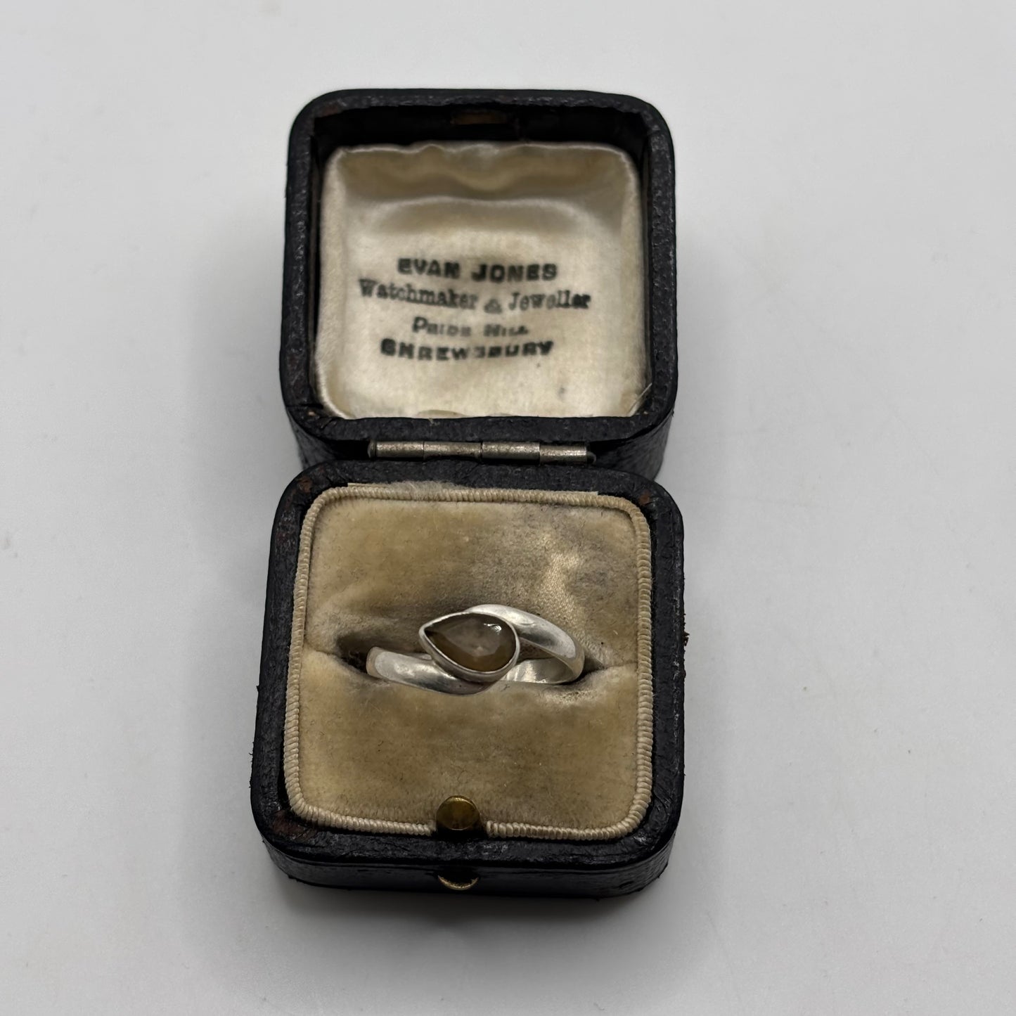 Silver Smokey Quartz Ring (P)