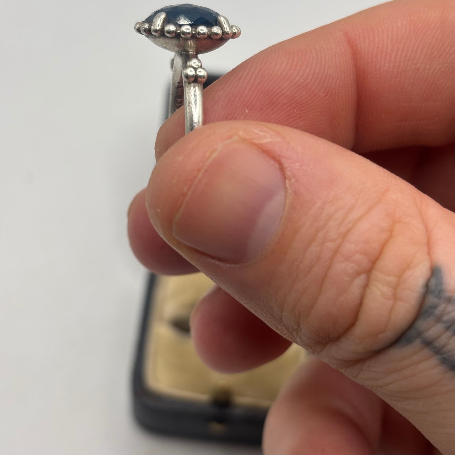 Silver “Midnight Star” Pandora Ring (K)