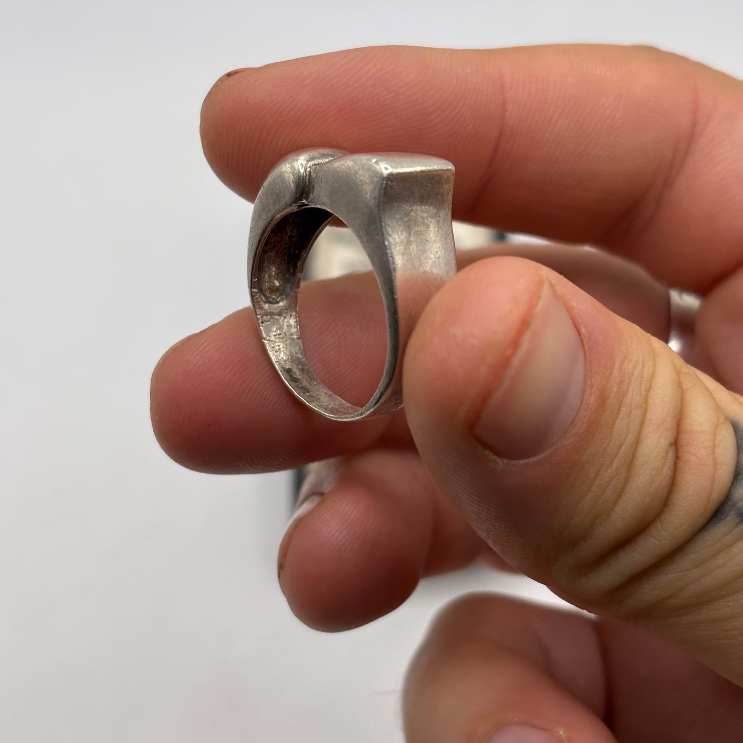 Silver Abstract Ring