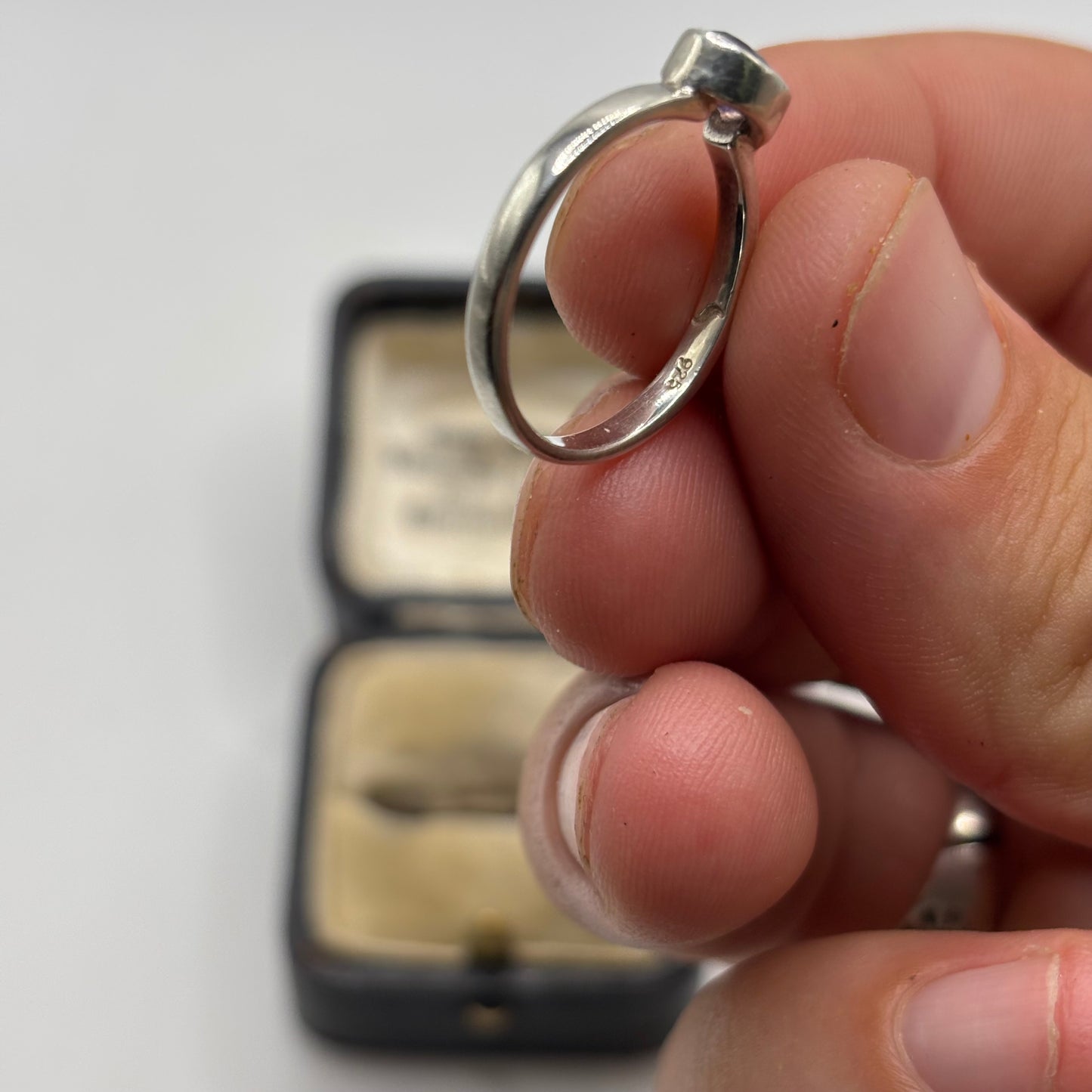 Silver Amethyst Ring (P)