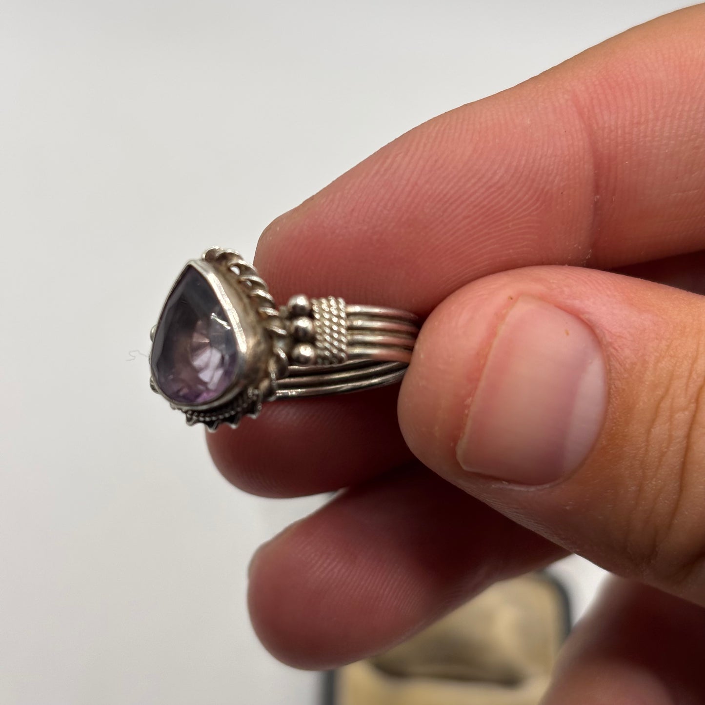 Silver Amethyst Ring (R)