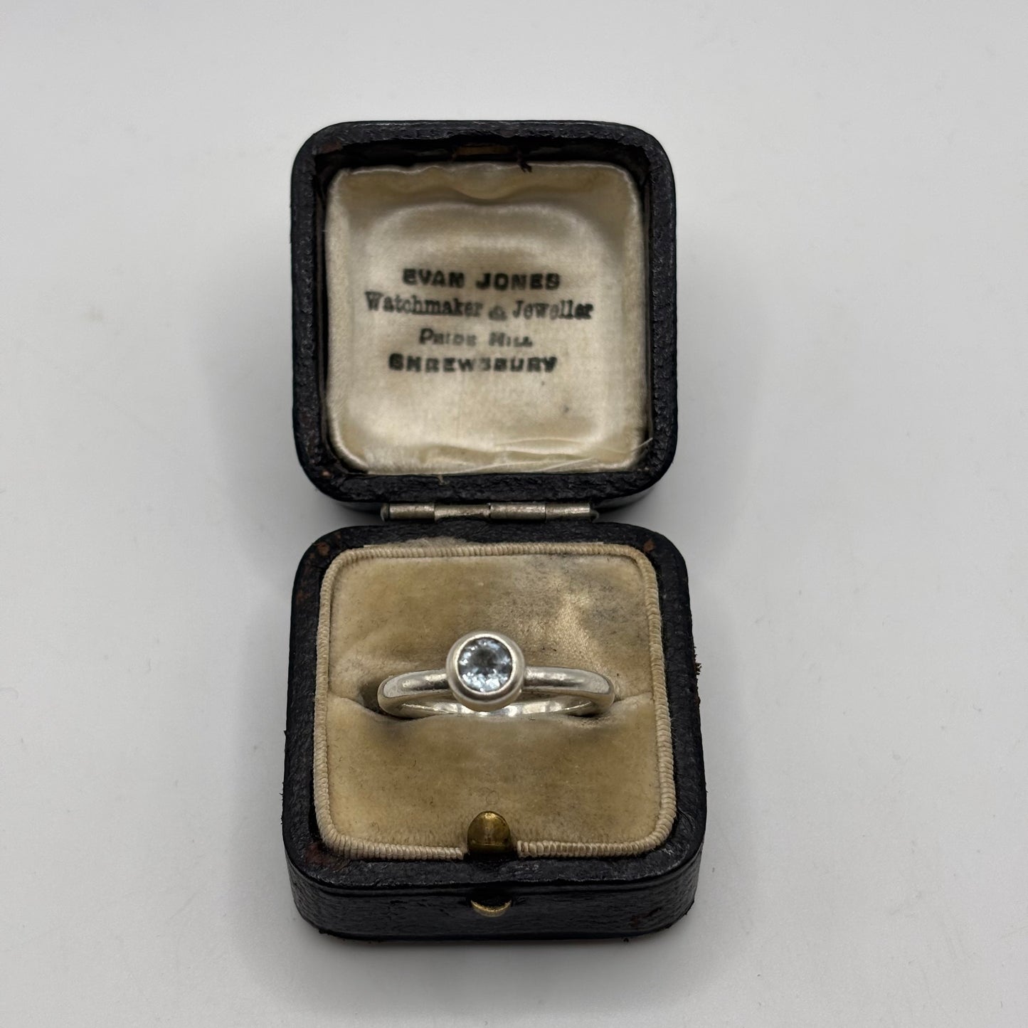 Silver Blue Topaz Ring (K)