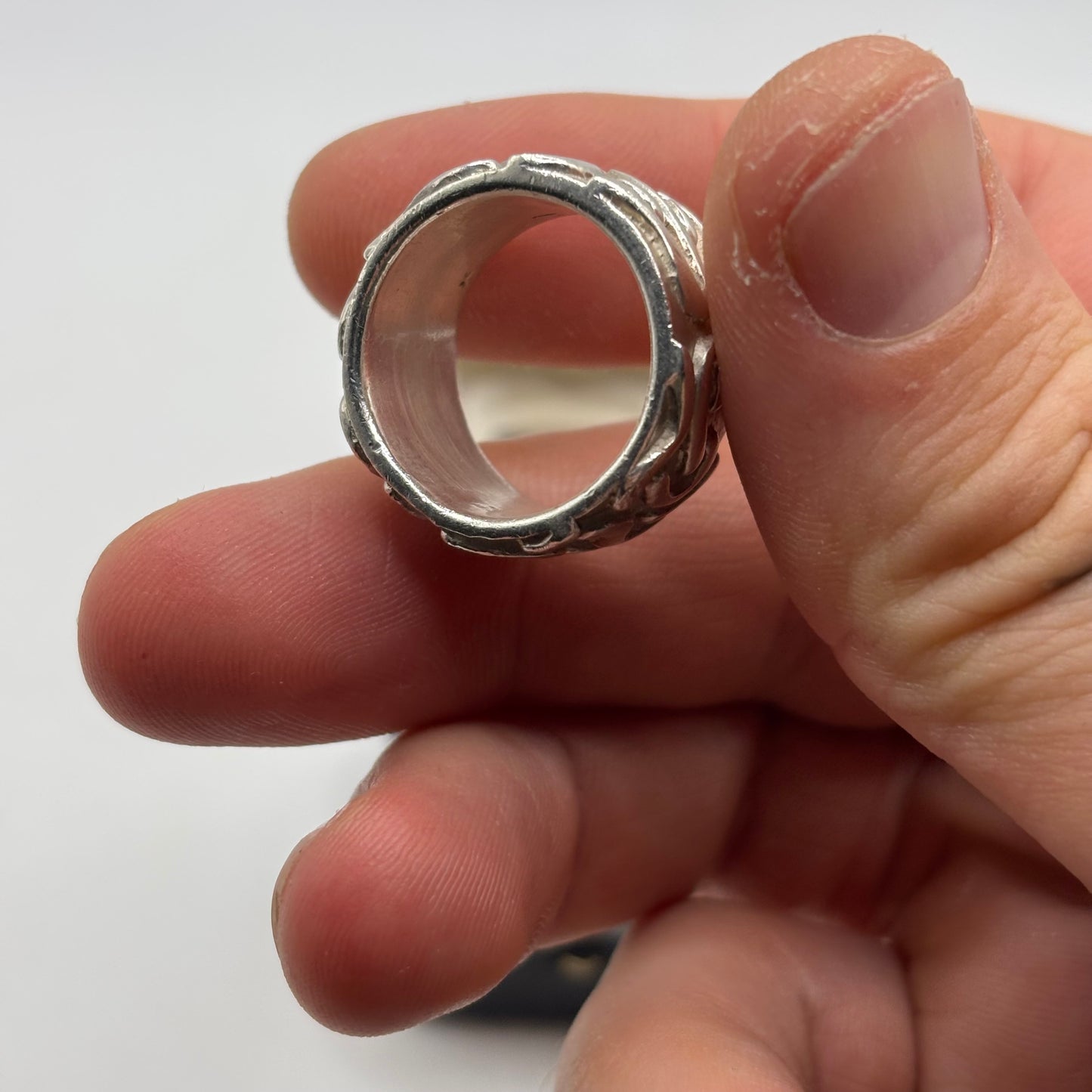 Silver Heavy Band Ring