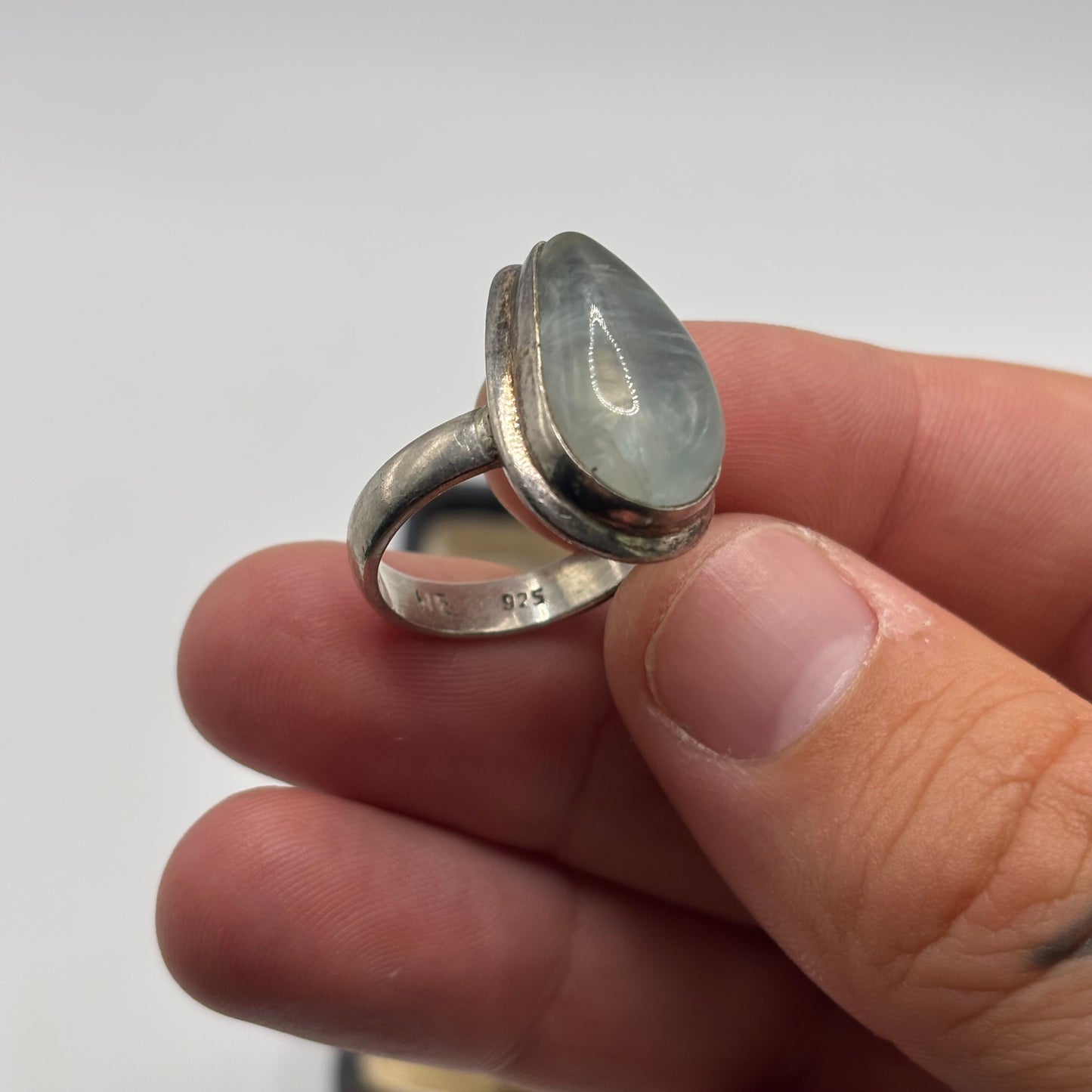Silver Chunky Prehite Ring (P)
