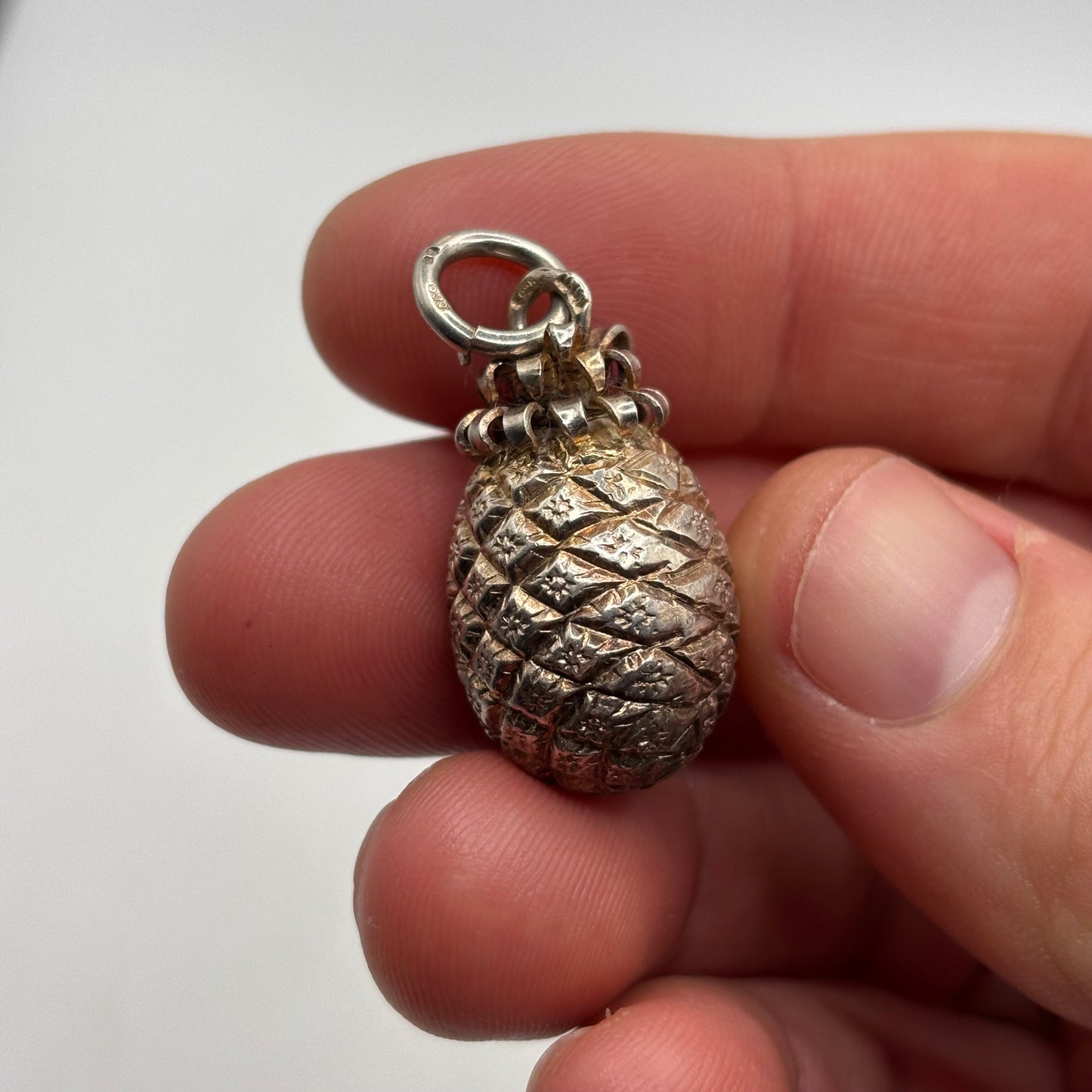 Silver Pineapple Pendant