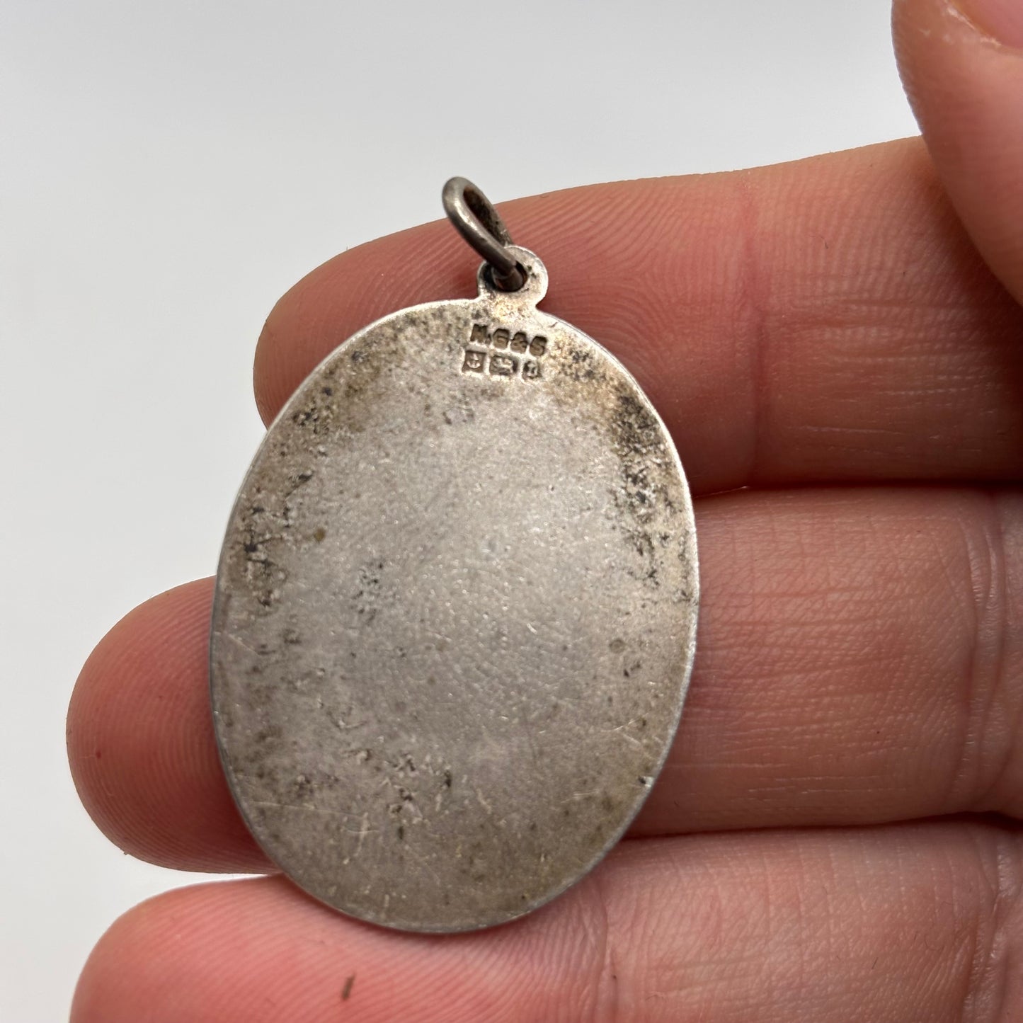 Silver Chunky St Christopher Pendant