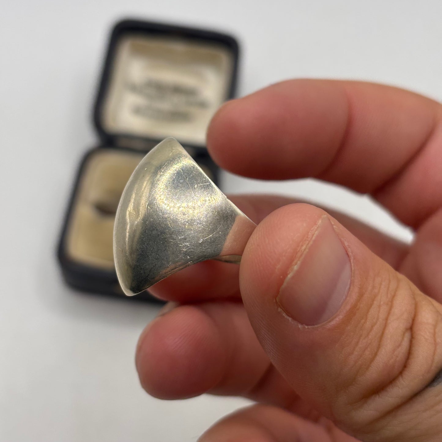 Silver Dome Ring (Q)