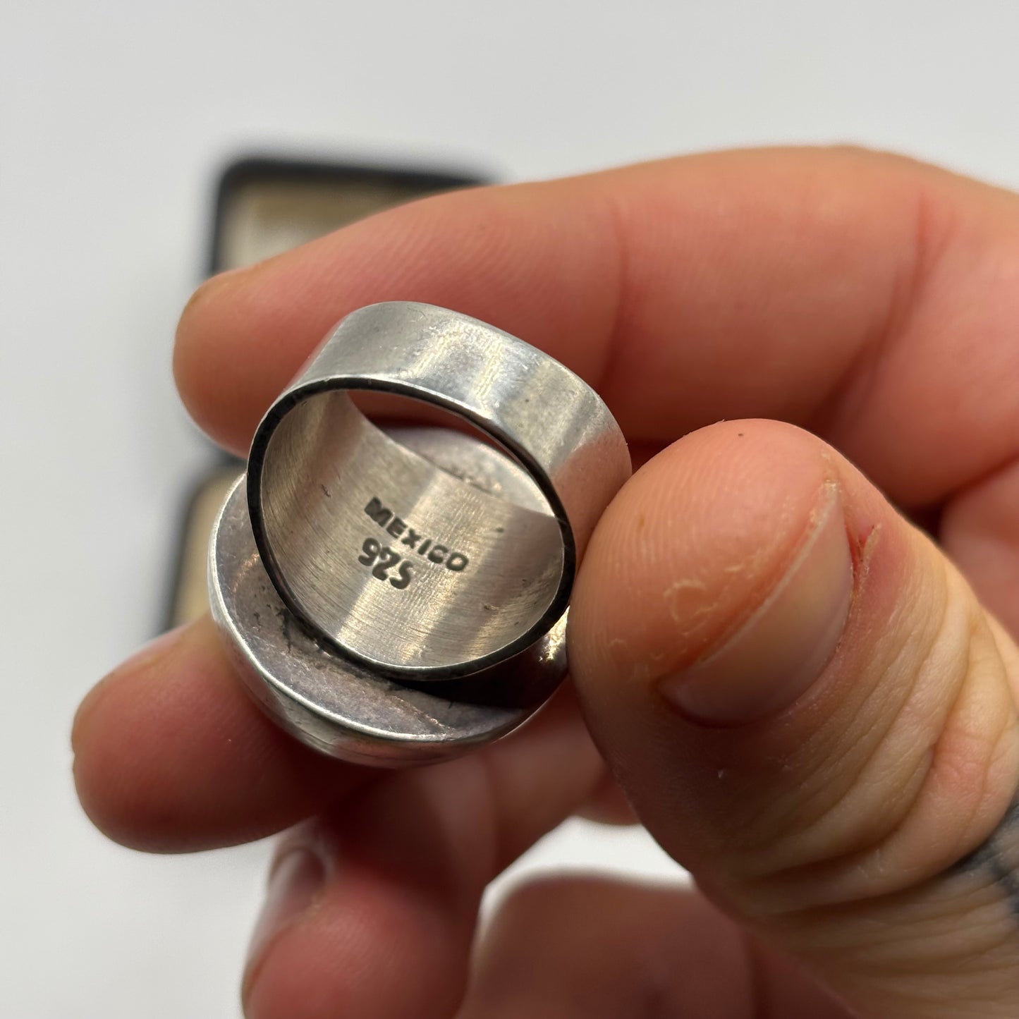 Silver Heavy Mexican Ring