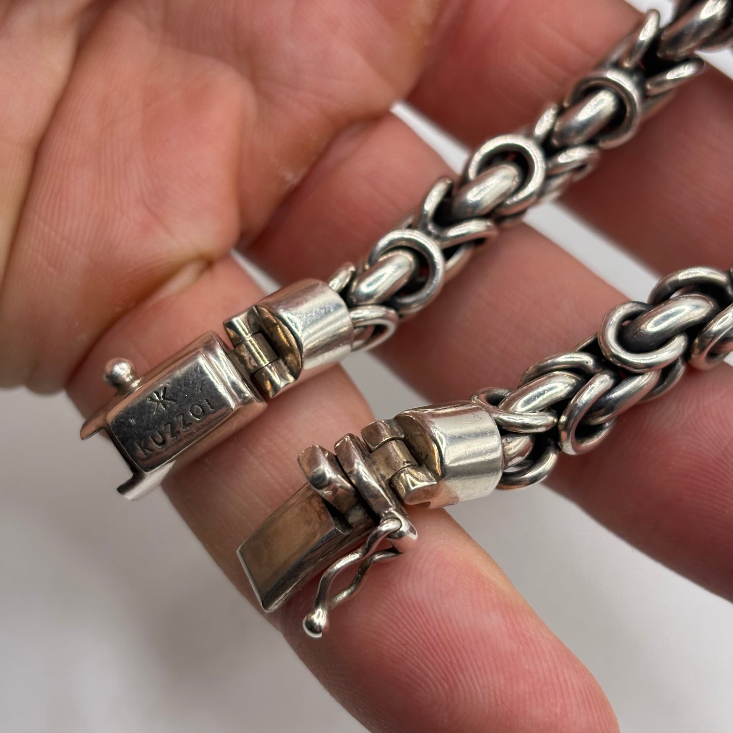 Silver 7.5” Heavy Balinese Bracelet