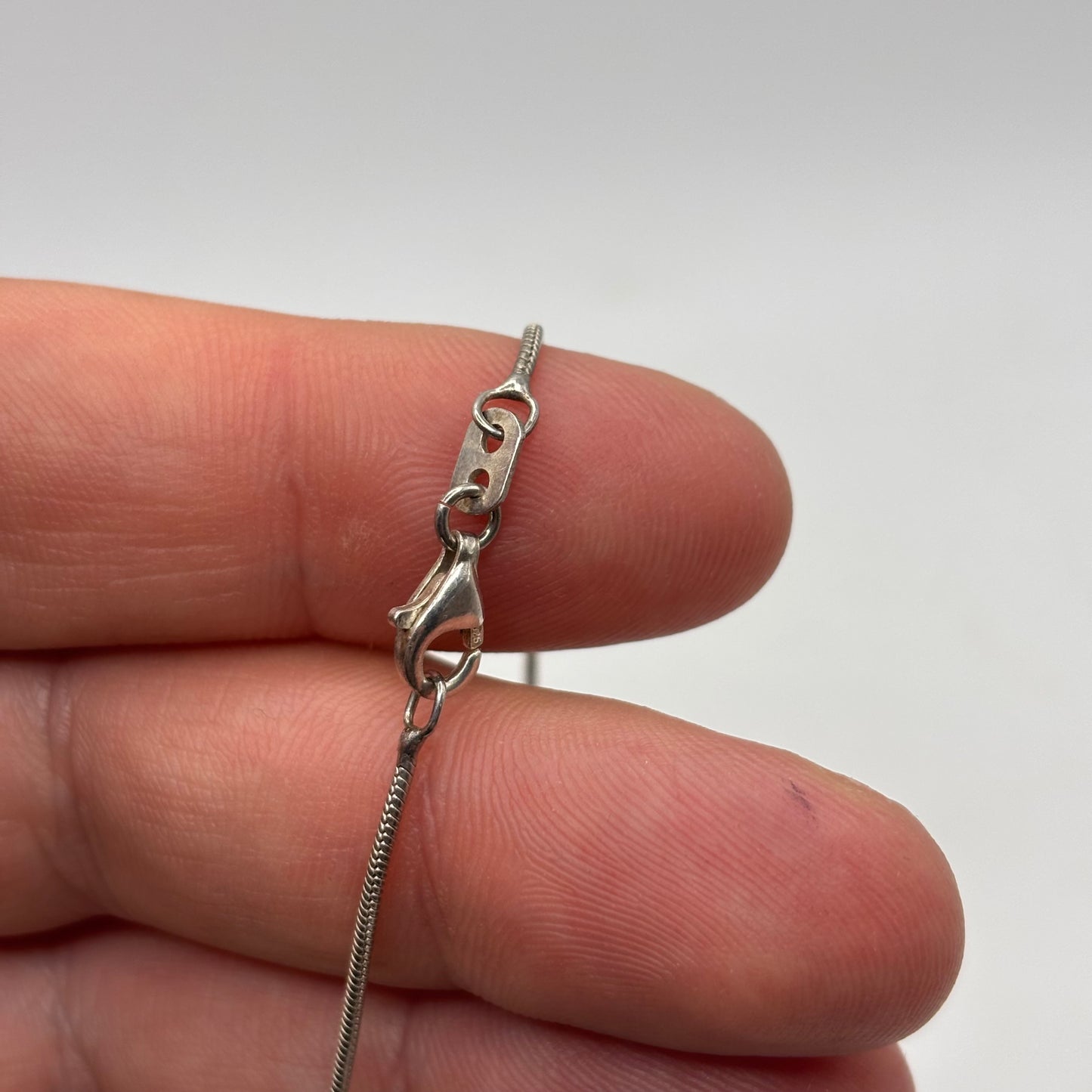 Silver 18” Citrine Necklace