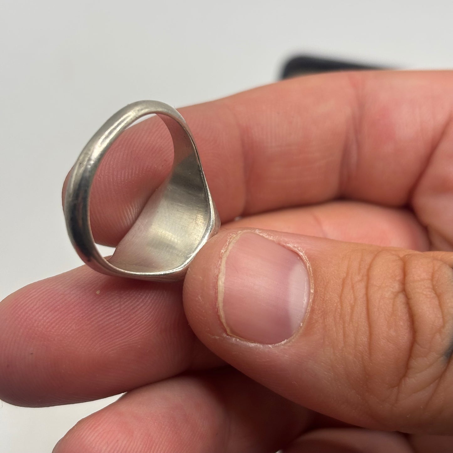 Silver Signet Ring (T)