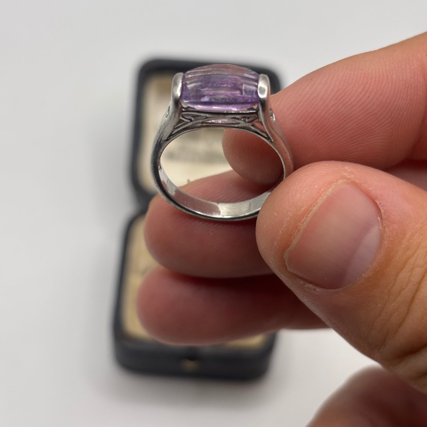 Silver Amethyst Ring (N)