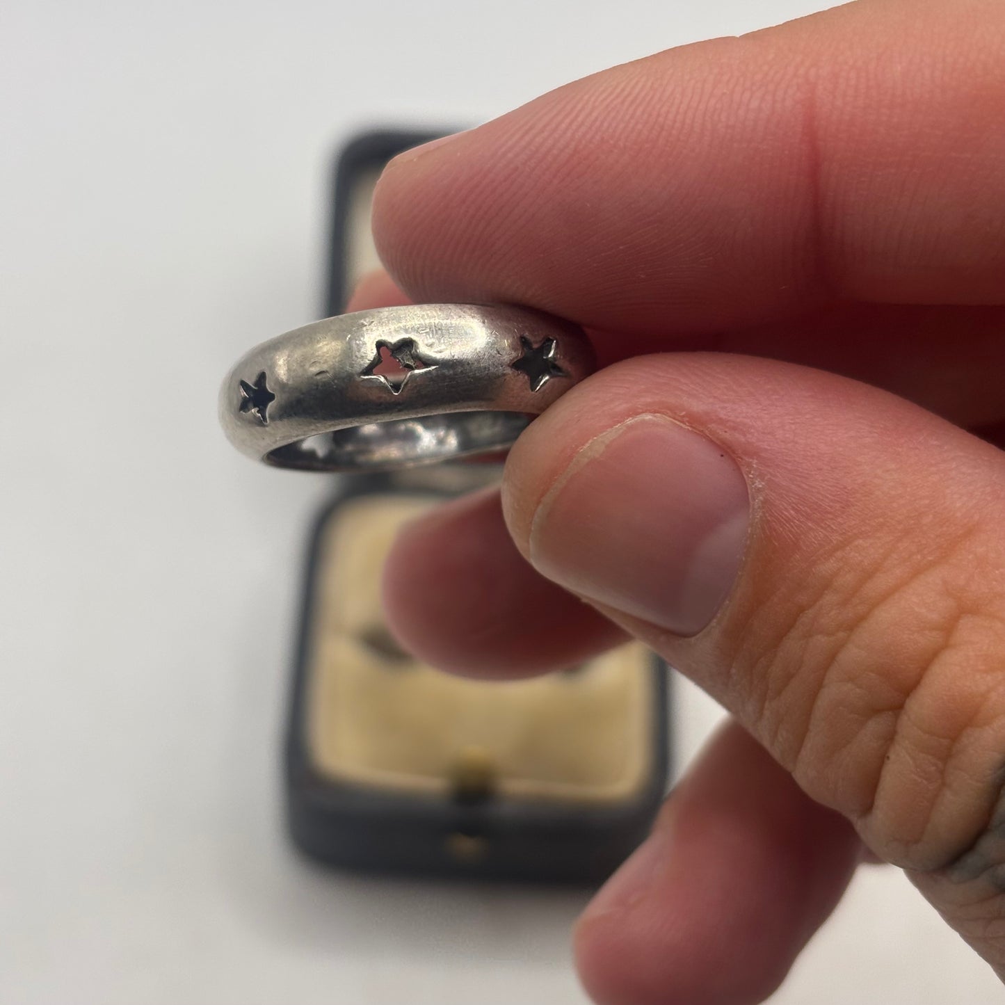 Silver Star Band Ring (R)