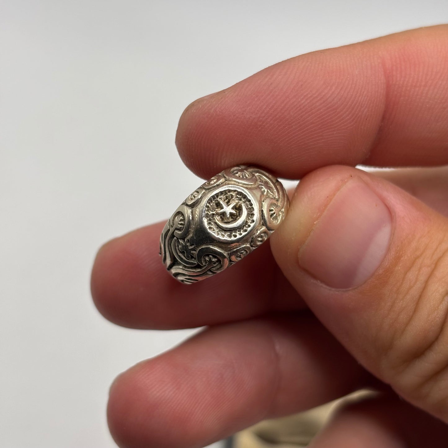 Silver Dixi Band Ring (M)
