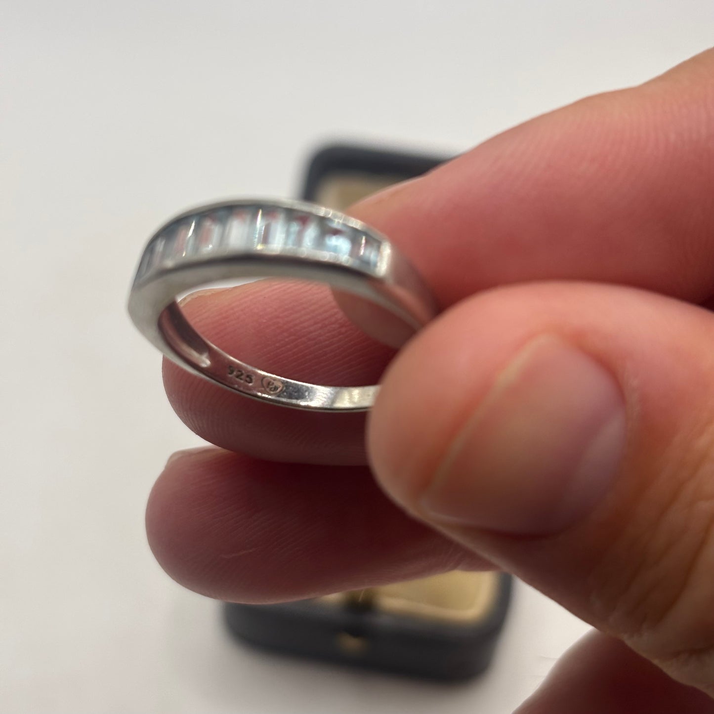 Silver Blue Topaz Ring (R)