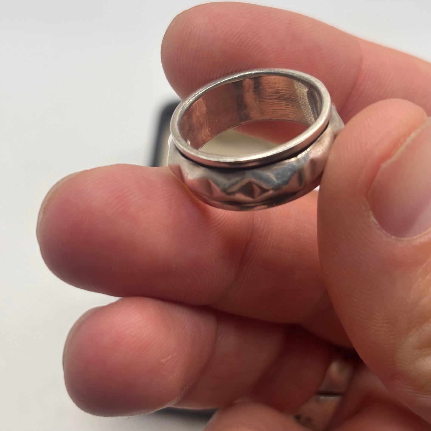 Silver Spinner Ring (O)