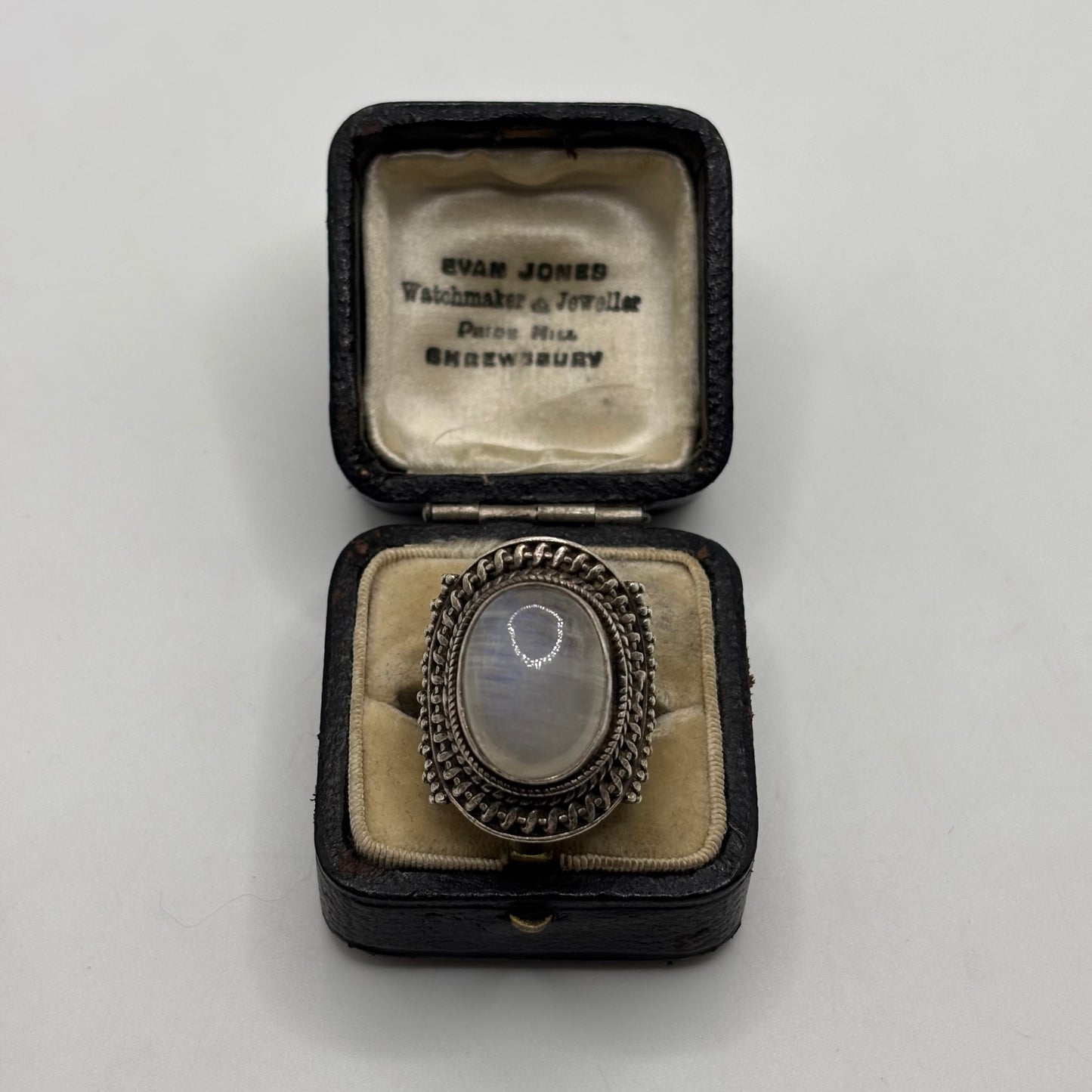 Silver Moonstone Ring (Q)