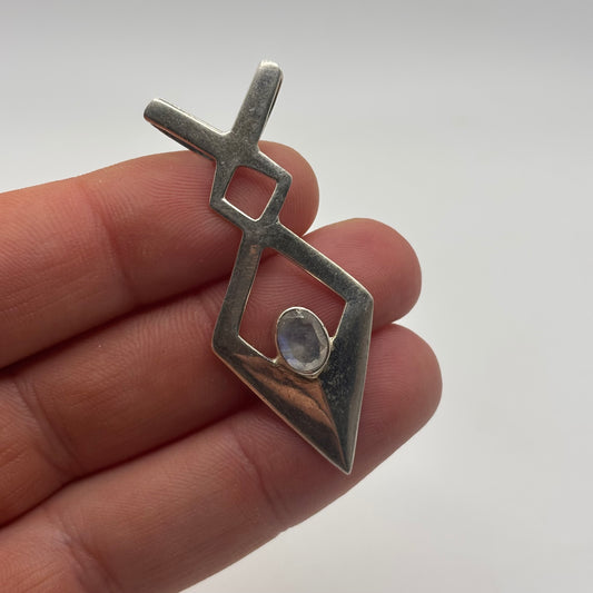Silver Moonstone Pendant