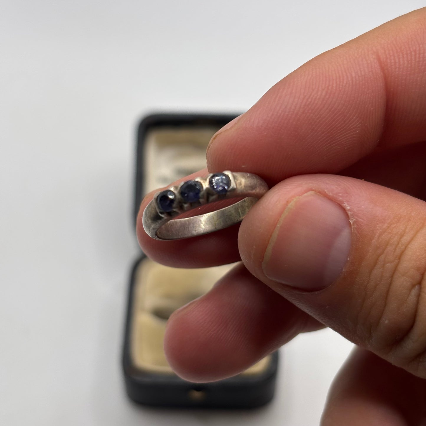 Silver Iolite Ring (L 1/2)