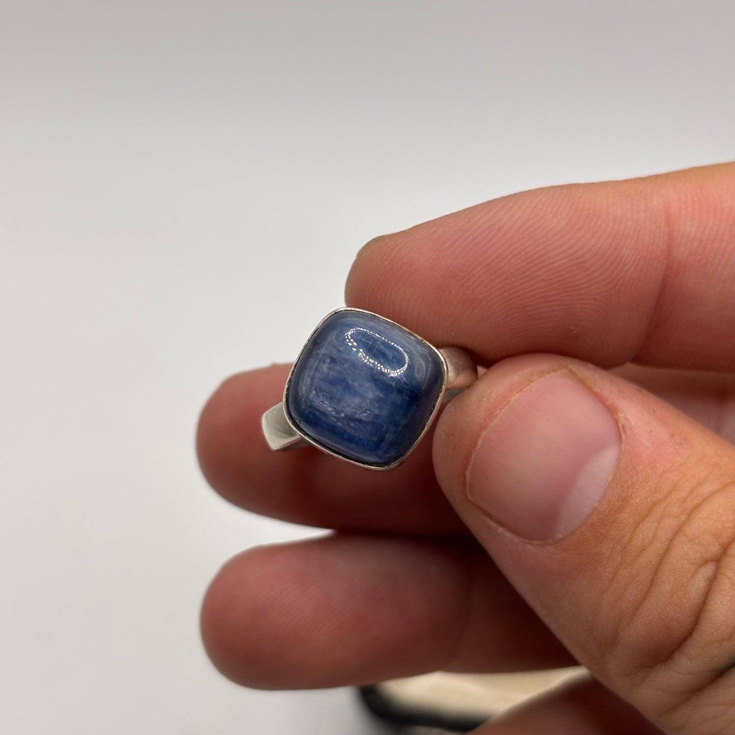 Silver Kyanite Ring (O)
