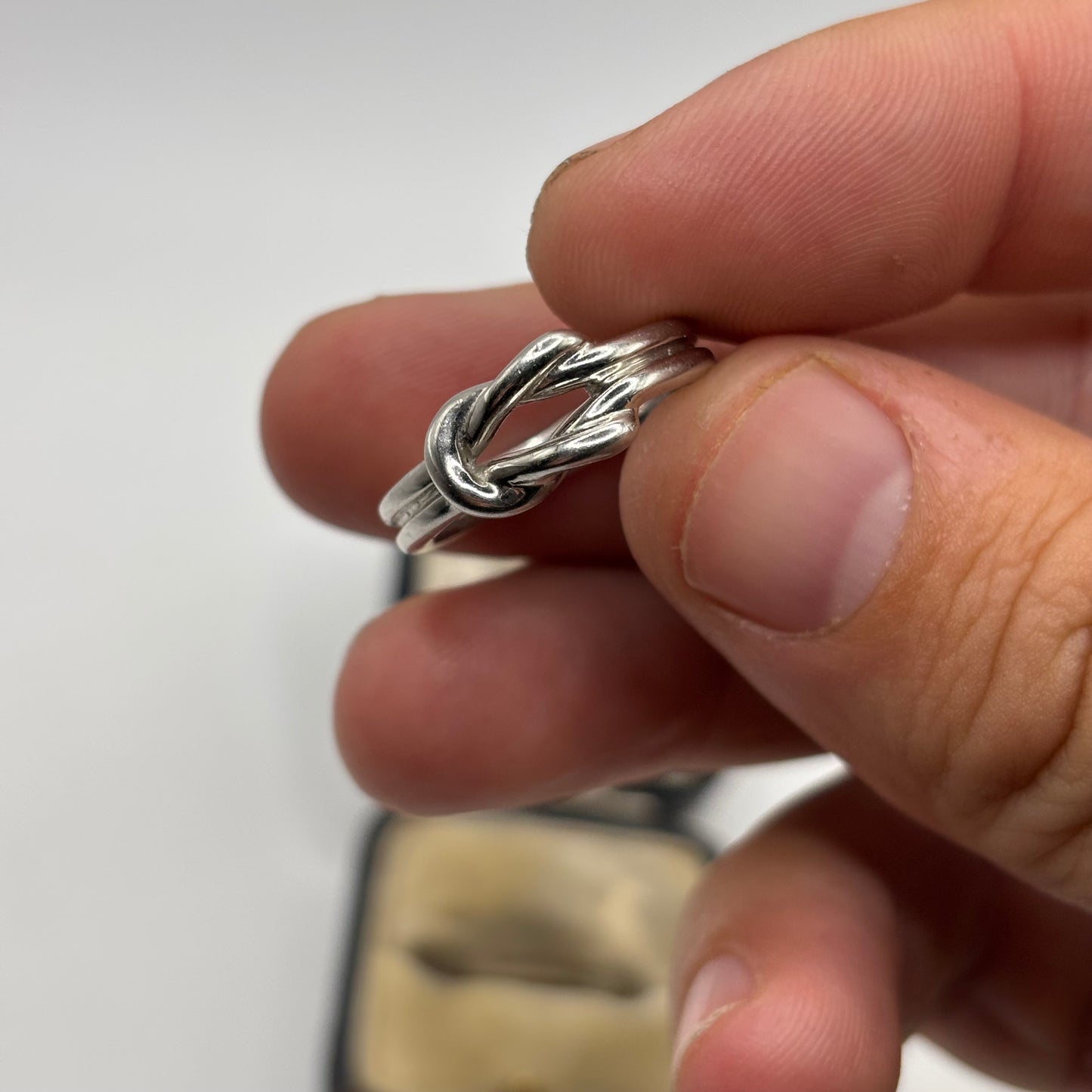 Silver Knot Ring (O)