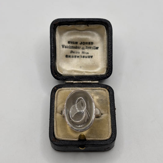 Silver Aquarius Intaglio Ring (U)