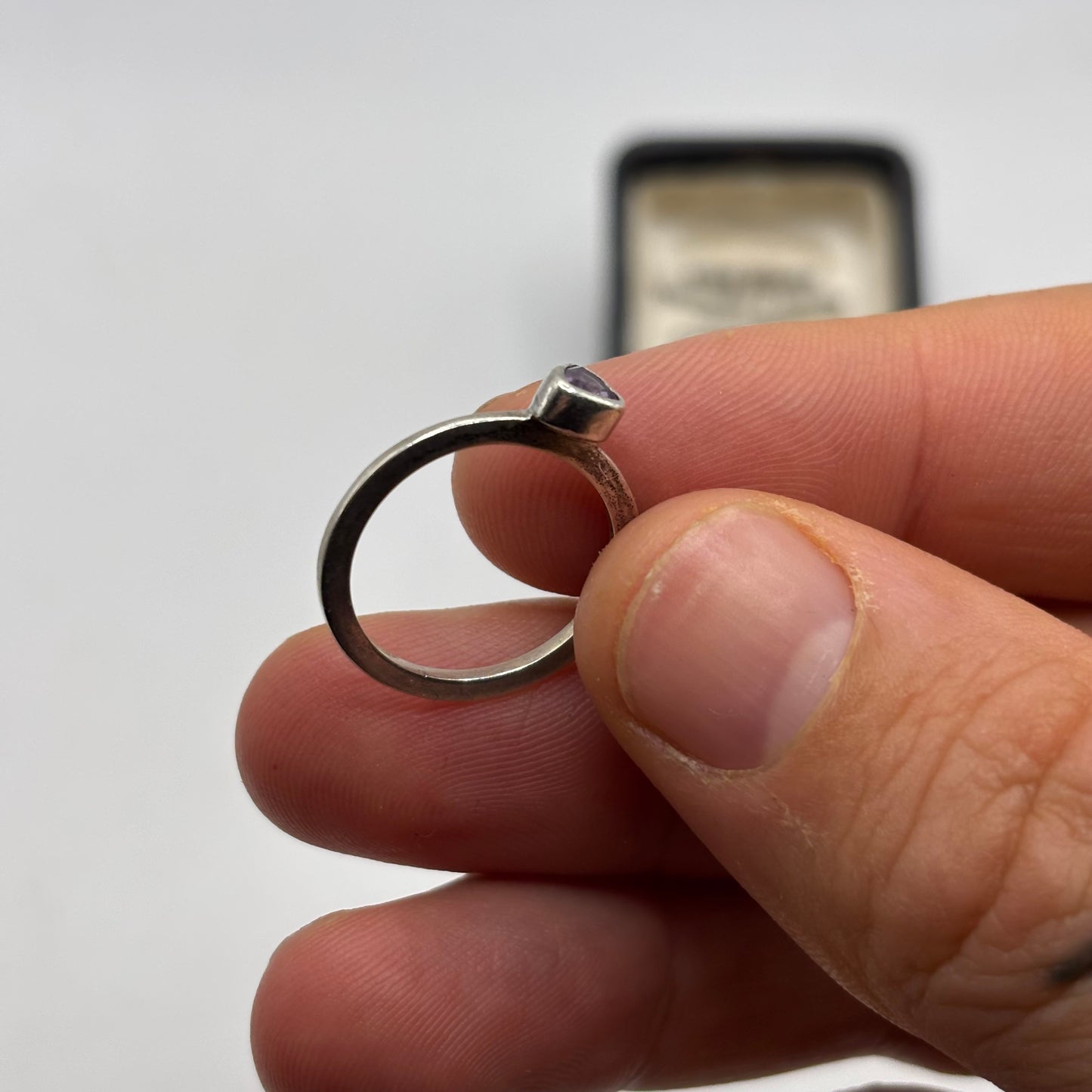 Silver Amethyst Ring