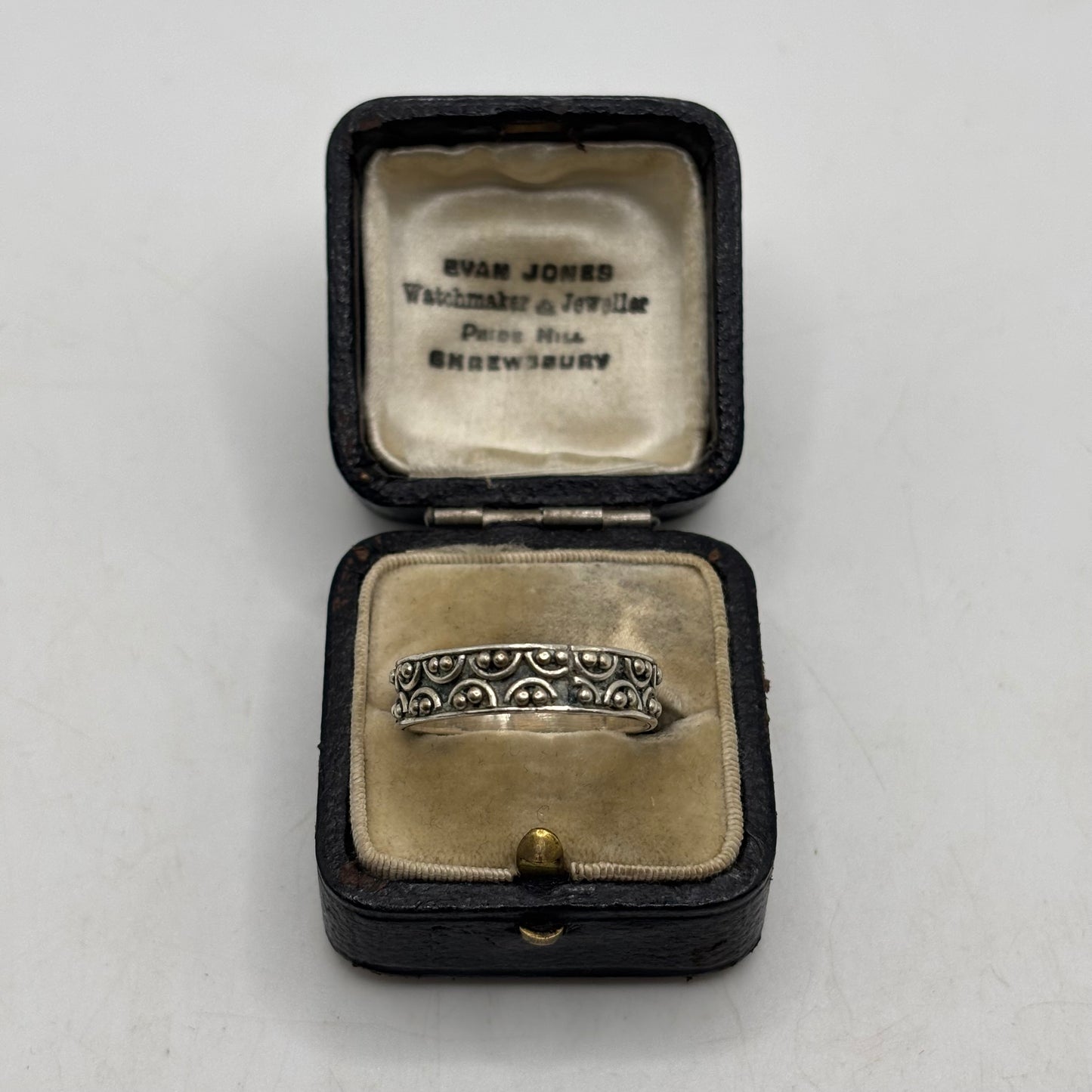 Silver CZ Signet Ring (Y)