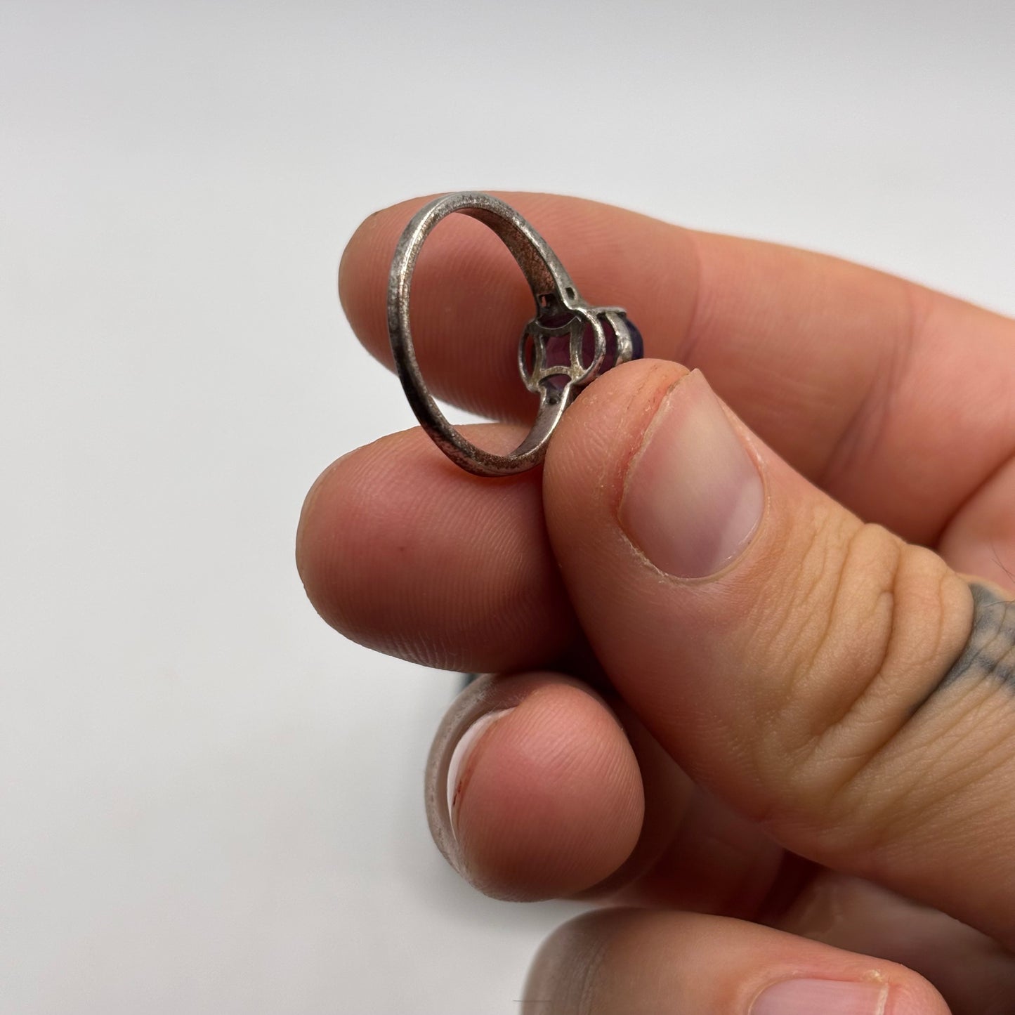 Silver Amethyst Ring