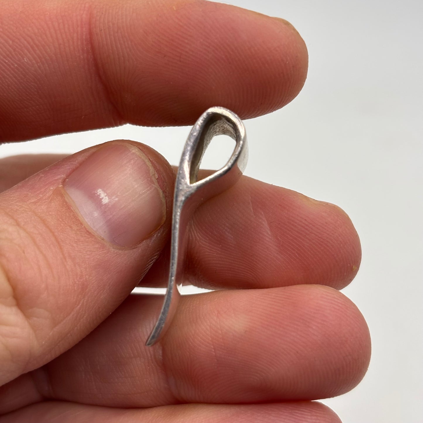 Silver Enamel Pendant