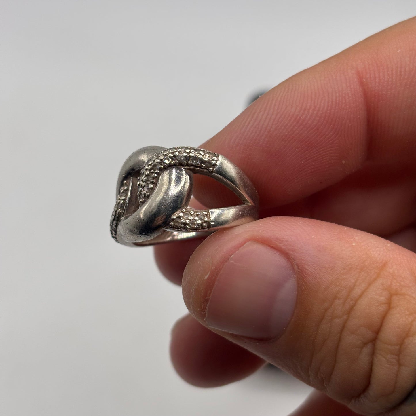 Silver CZ Ring (N)