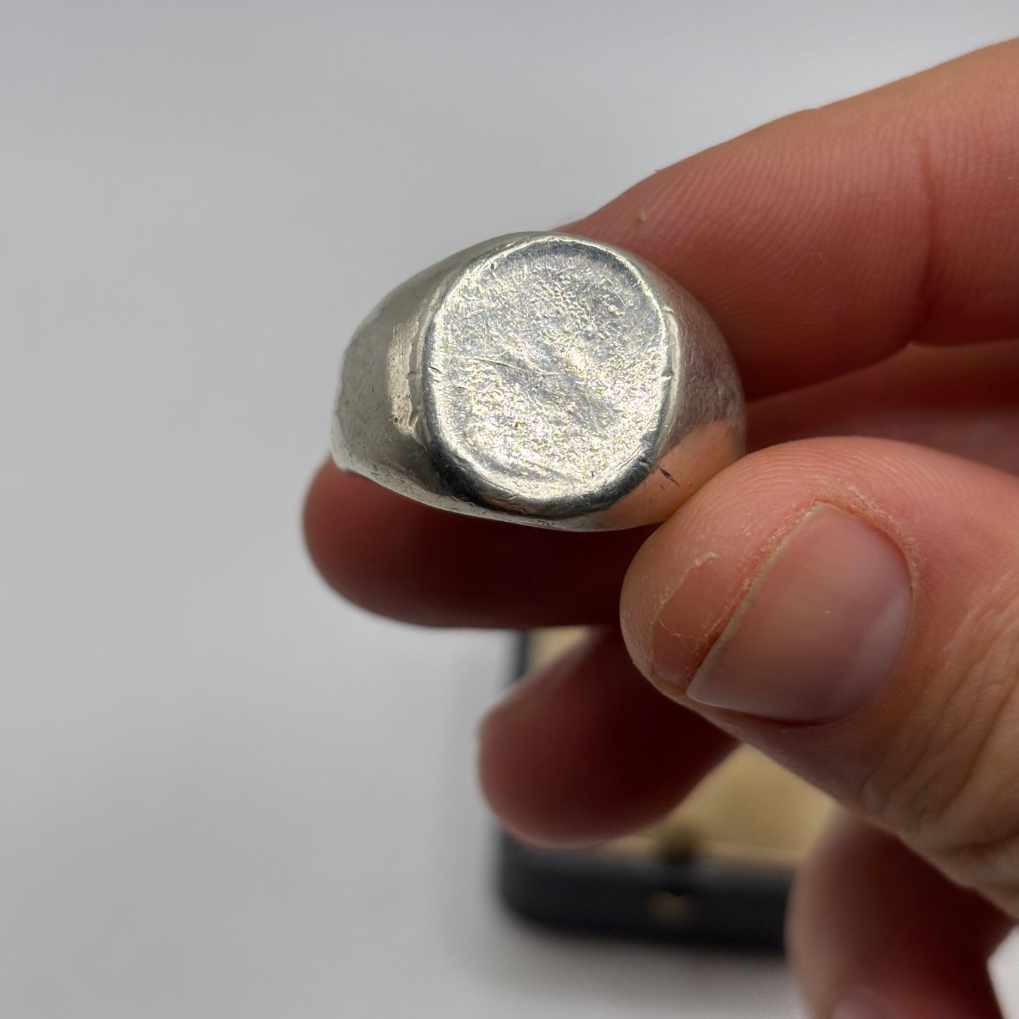 Silver Heavy Signet Ring