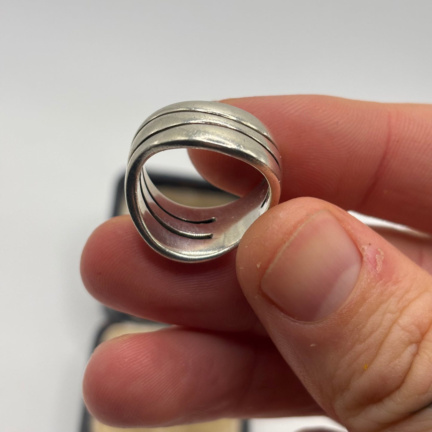 Silver Heavy Band Ring