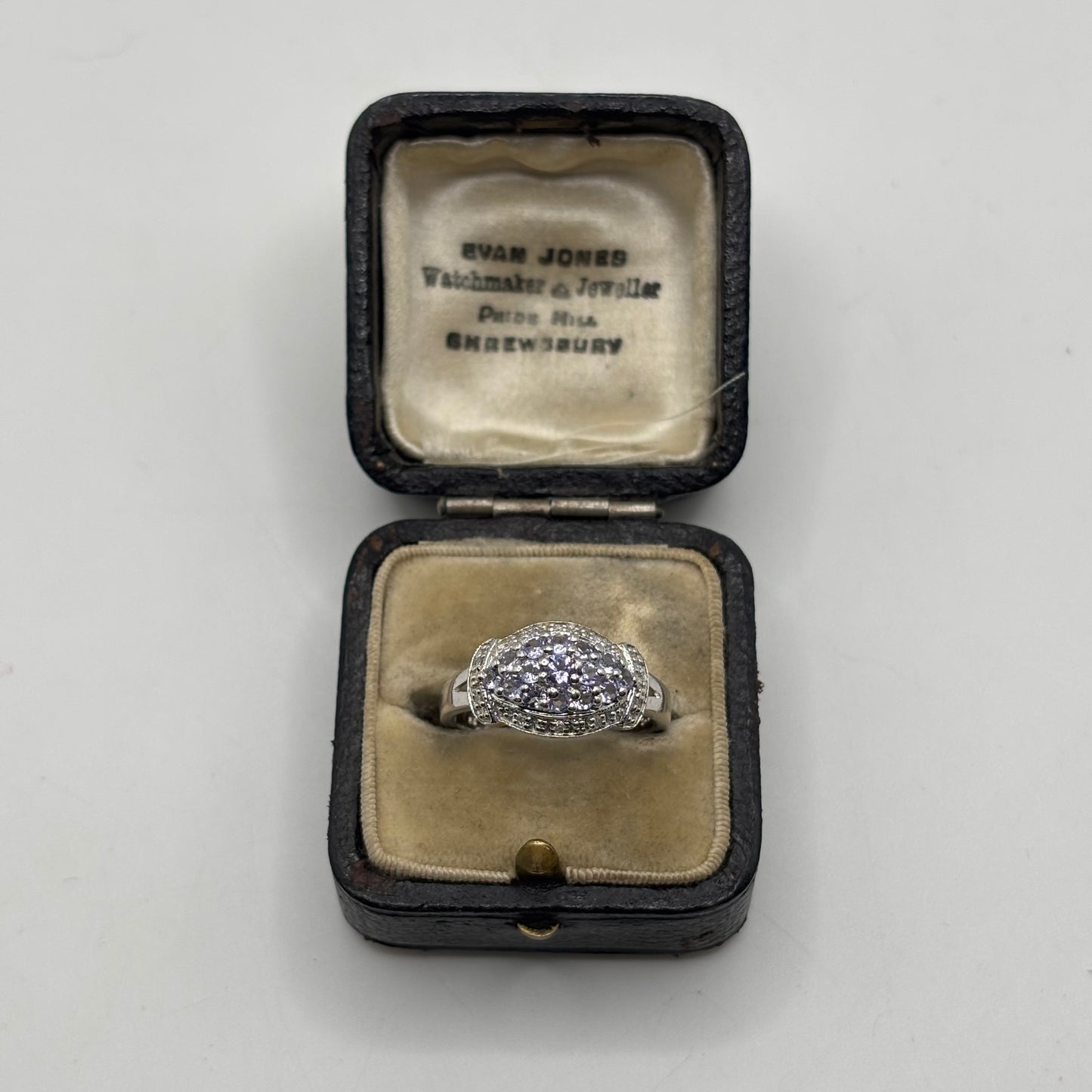 Silver Tanzanite Ring (P 1/2)