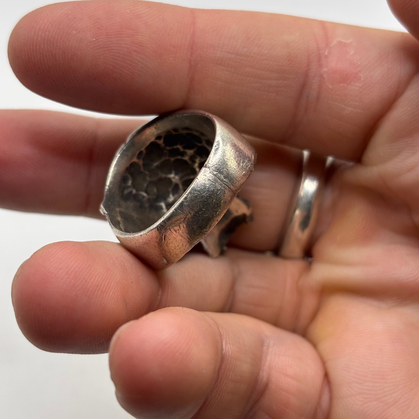 Silver Vintage The Great Frog Skull Ring (W)