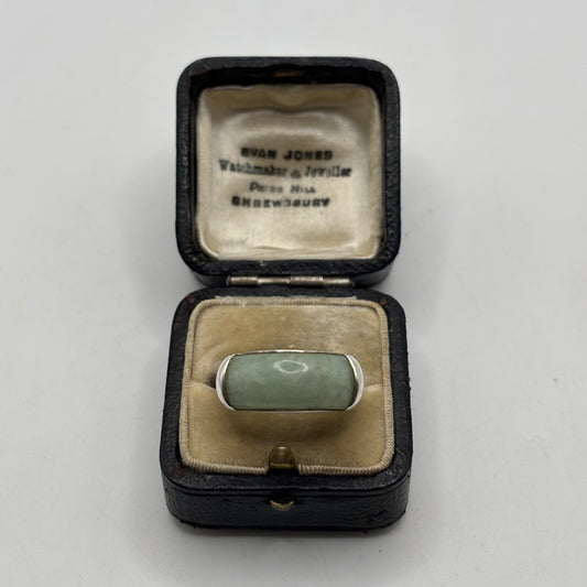 Silver Jade Ring