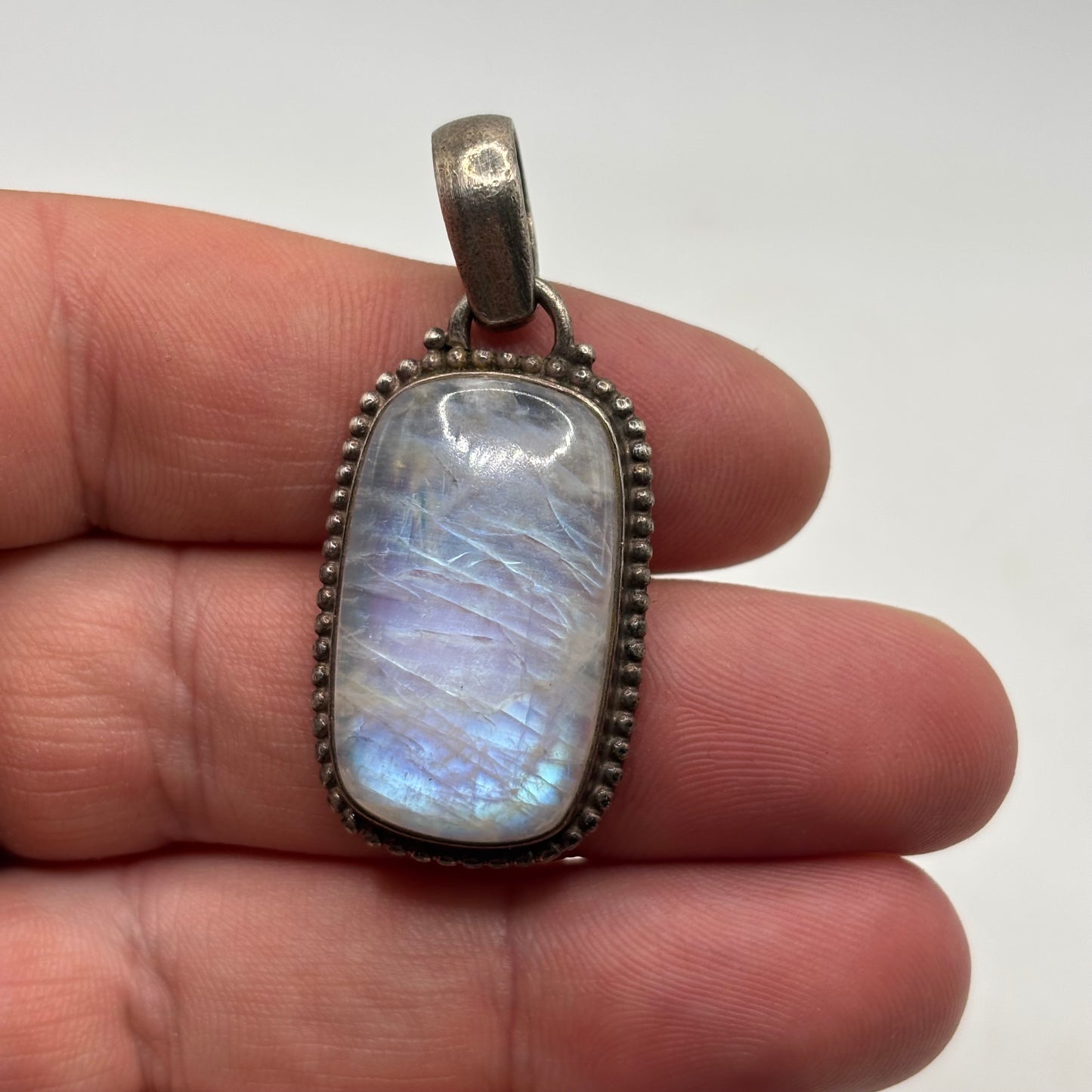 Silver Moonstone Pendant